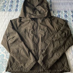 Lululemon green rain jacket